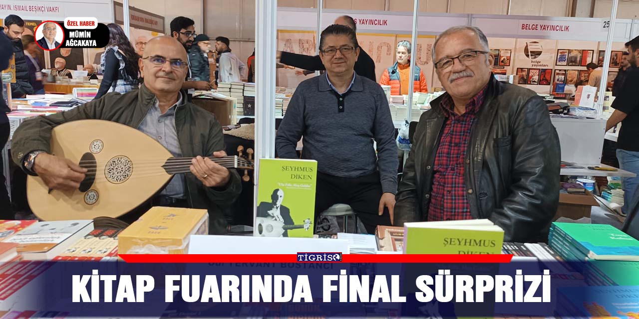 VİDEO - Kitap fuarında final sürprizi