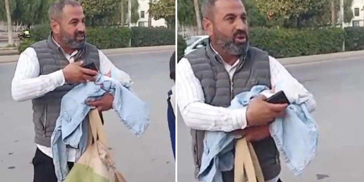 Çöp konteynerinin yanında yeni doğmuş bebek bulundu