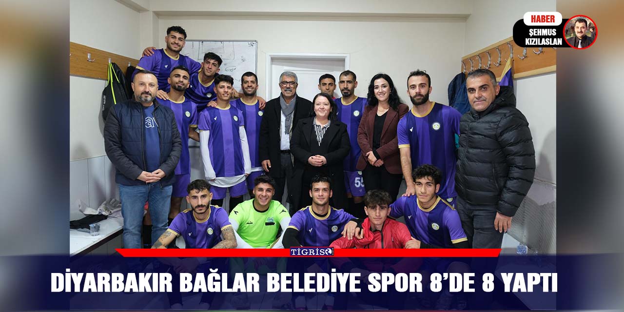 Diyarbakır Bağlar Belediye spor 8’de 8 yaptı