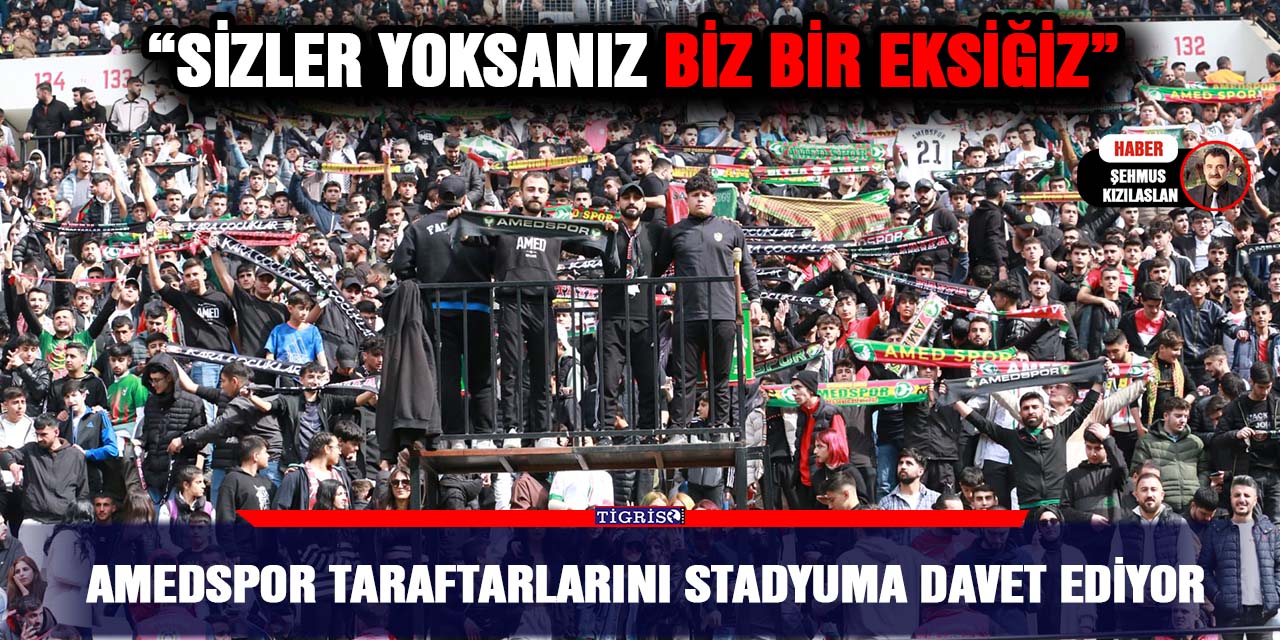 Amedspor Taraftarlarını Stadyuma Davet Ediyor