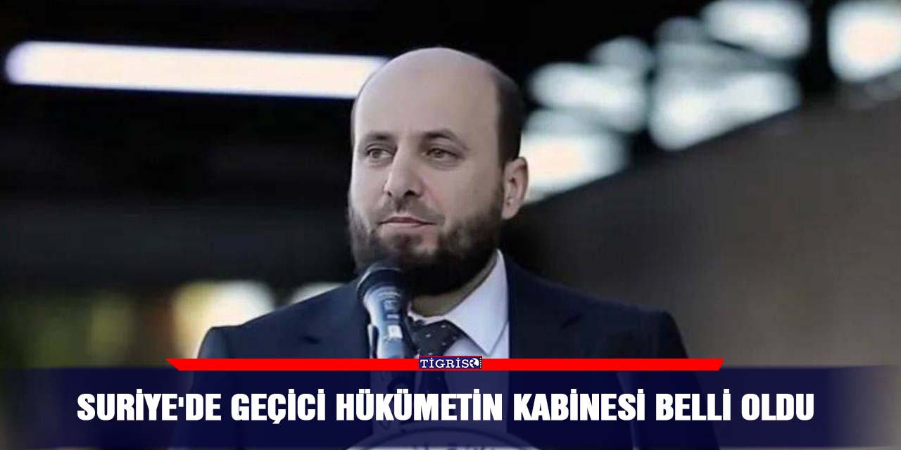 Suriye'de Geçici hükümetin kabinesi belli oldu