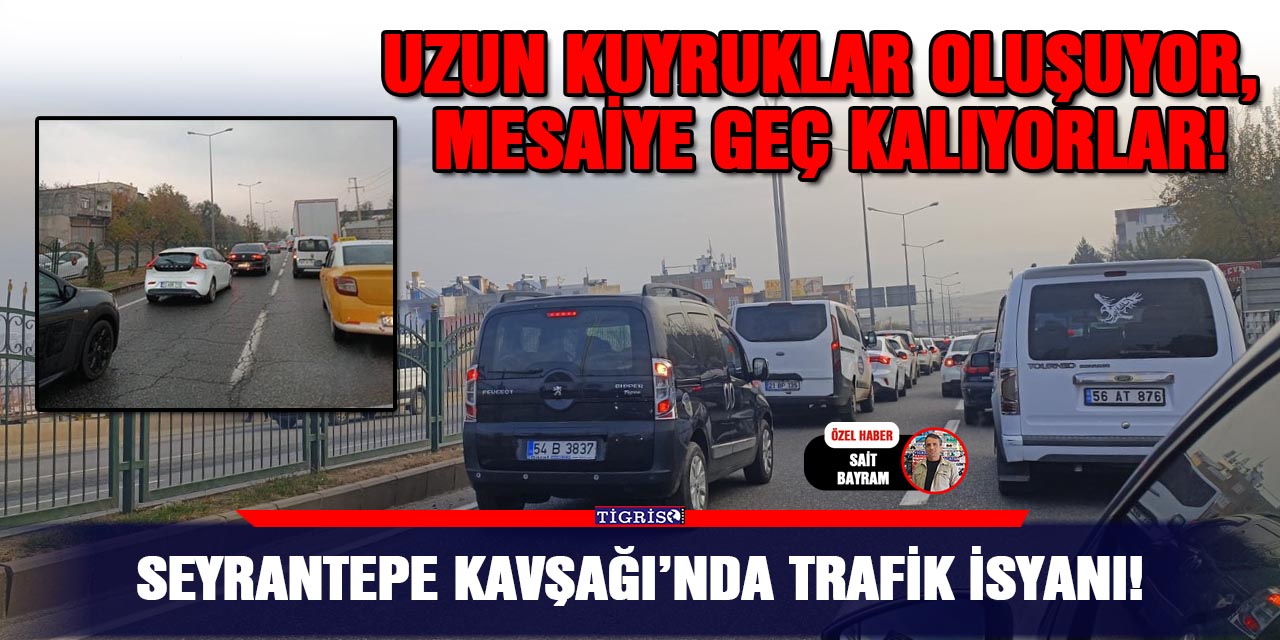 Seyrantepe Kavşağı’nda trafik isyanı!