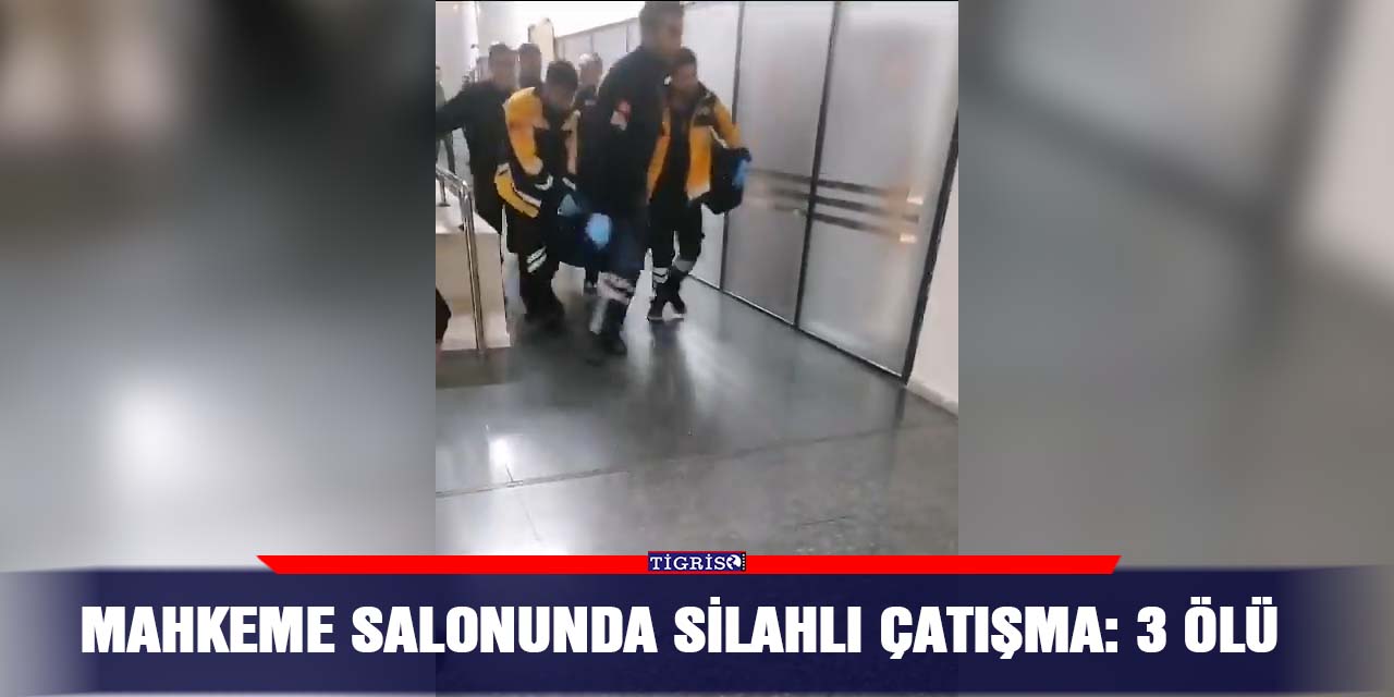 Mahkeme salonunda silahlı çatışma: 3 ölü