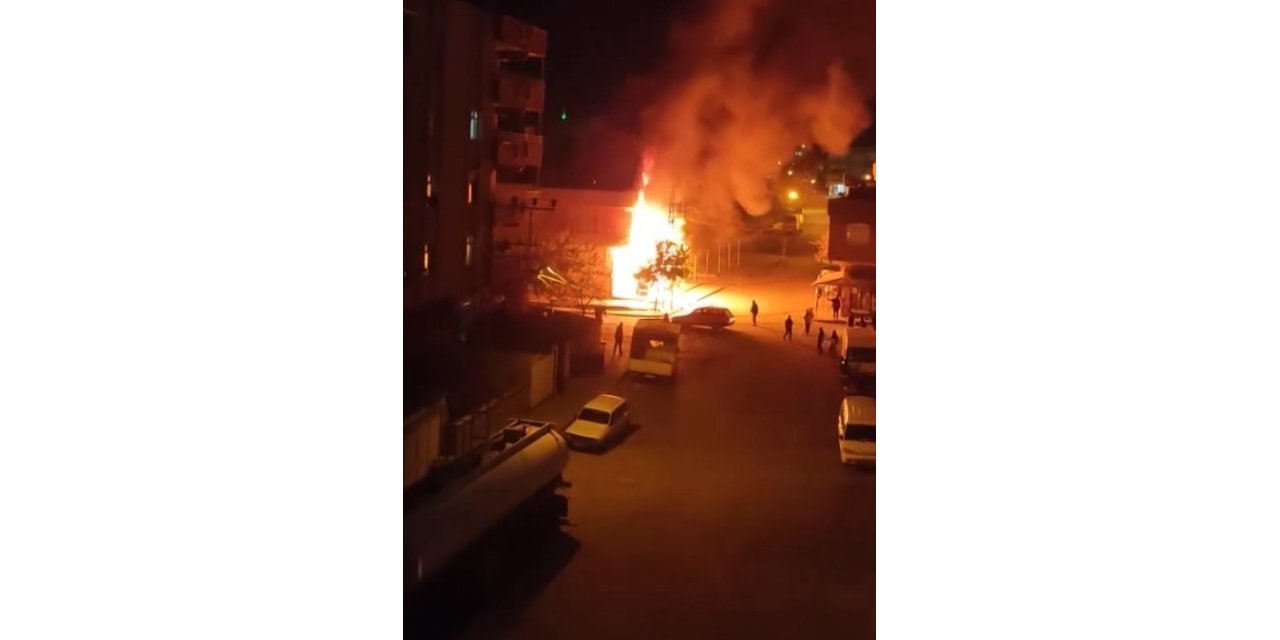 Gaziantep'te maddi hasarlı yangın