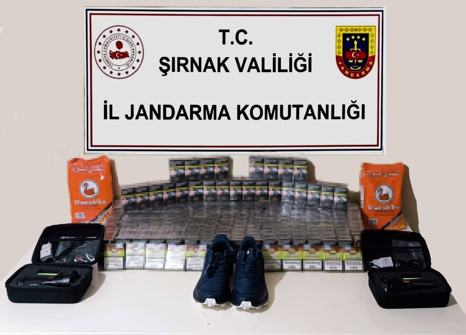 Şırnak'ta kaçakçılık operasyonu