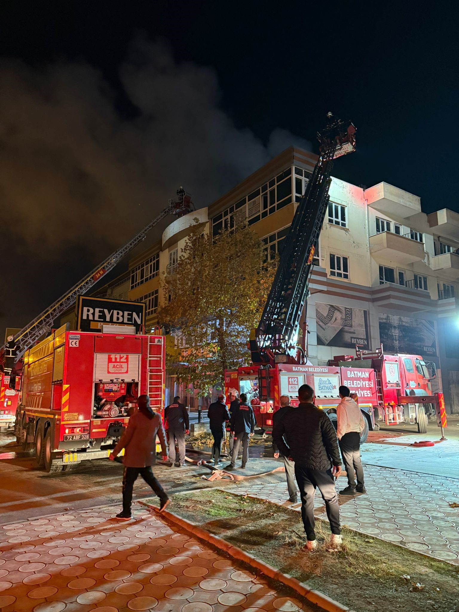 Batman'da tekstil atölyesinde yangın