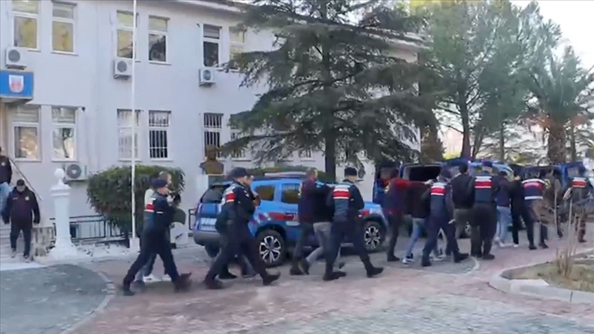 "Hücre" operasyonu; 38 şüpheli yakalandı