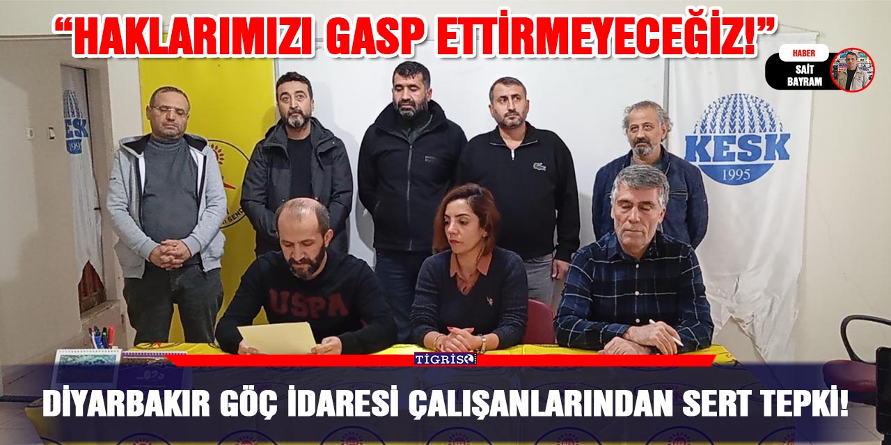 VİDEO - Diyarbakır Göç İdaresi çalışanlarından sert tepki!