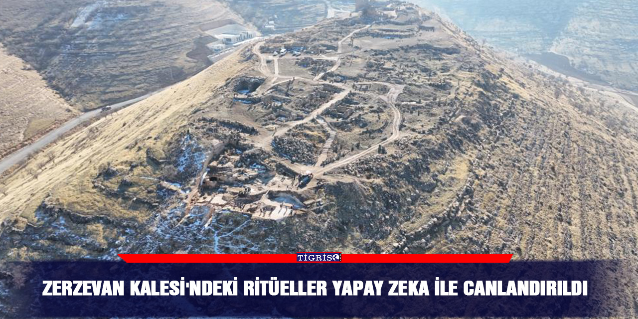 VİDEO - Zerzevan Kalesi'ndeki ritüeller yapay zeka ile canlandırıldı