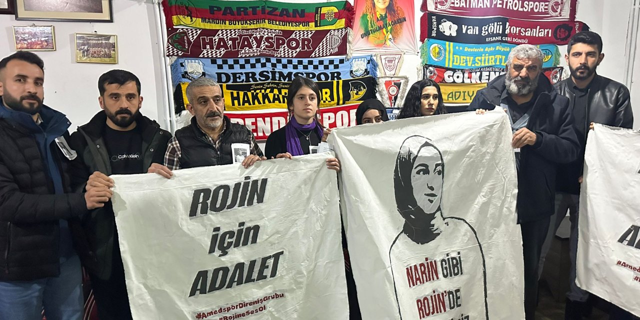 Amedspor taraftarından "Rojin İçin Adalet" çağrısı