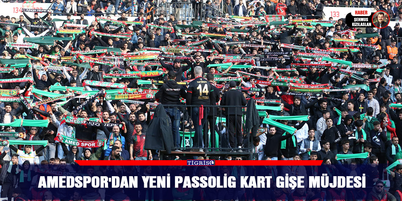 Amedspor'dan yeni Passolig kart gişe müjdesi