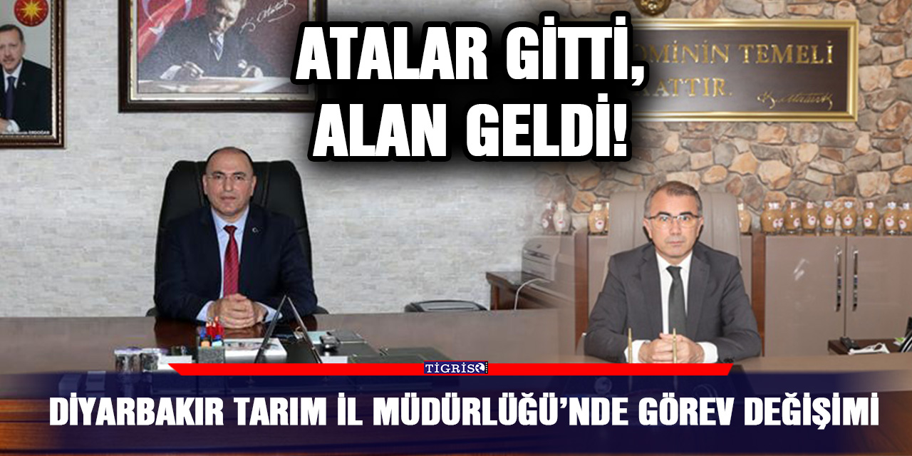 Diyarbakır Tarım İl Müdürlüğü’nde görev değişimi
