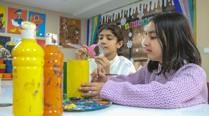 Diyarbakır’da çocuklar sıfır atıkla oyun materyalleri üretiyor