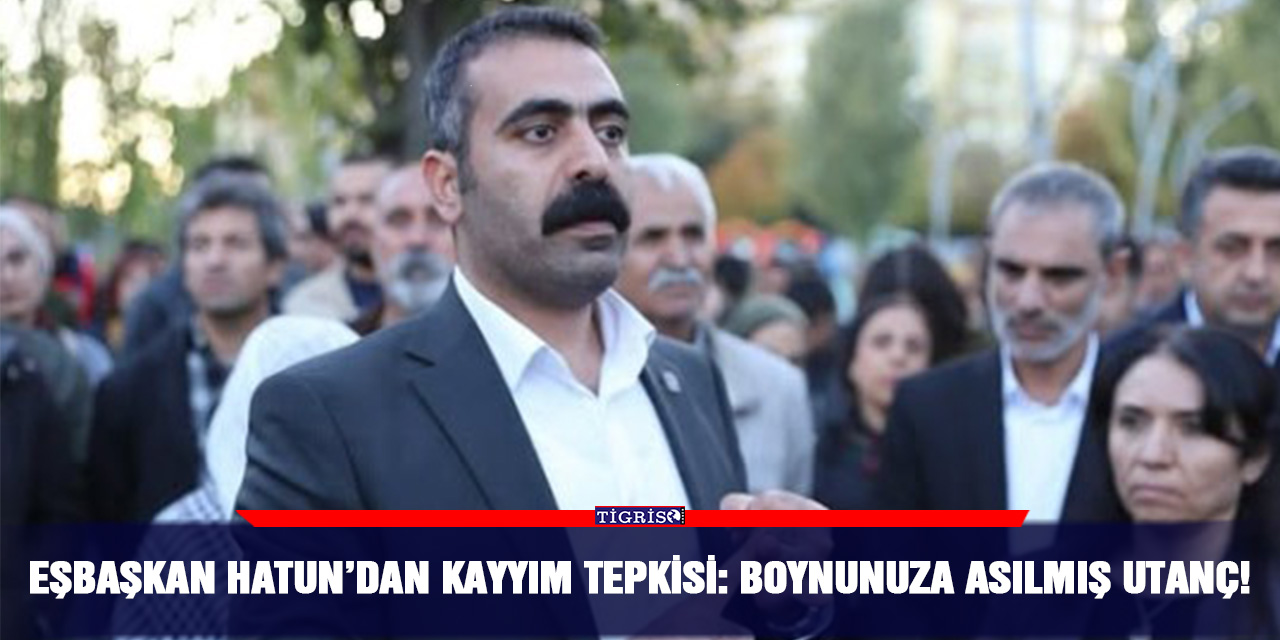 Eşbaşkan Hatun’dan kayyım tepkisi: Boynunuza asılmış utanç!