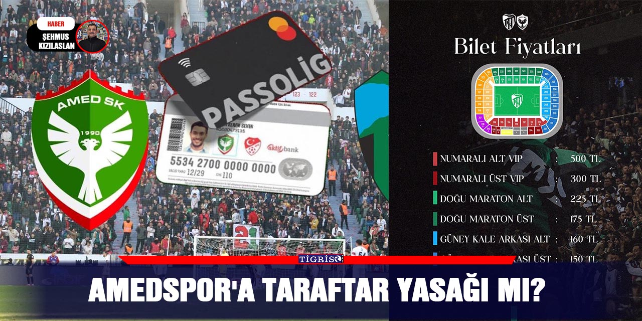 Amedspor'a taraftar yasağı mı?
