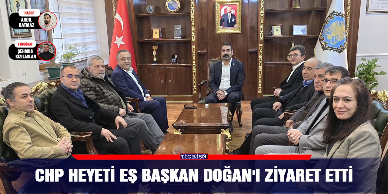 CHP heyeti eş başkan Doğan'ı ziyaret etti