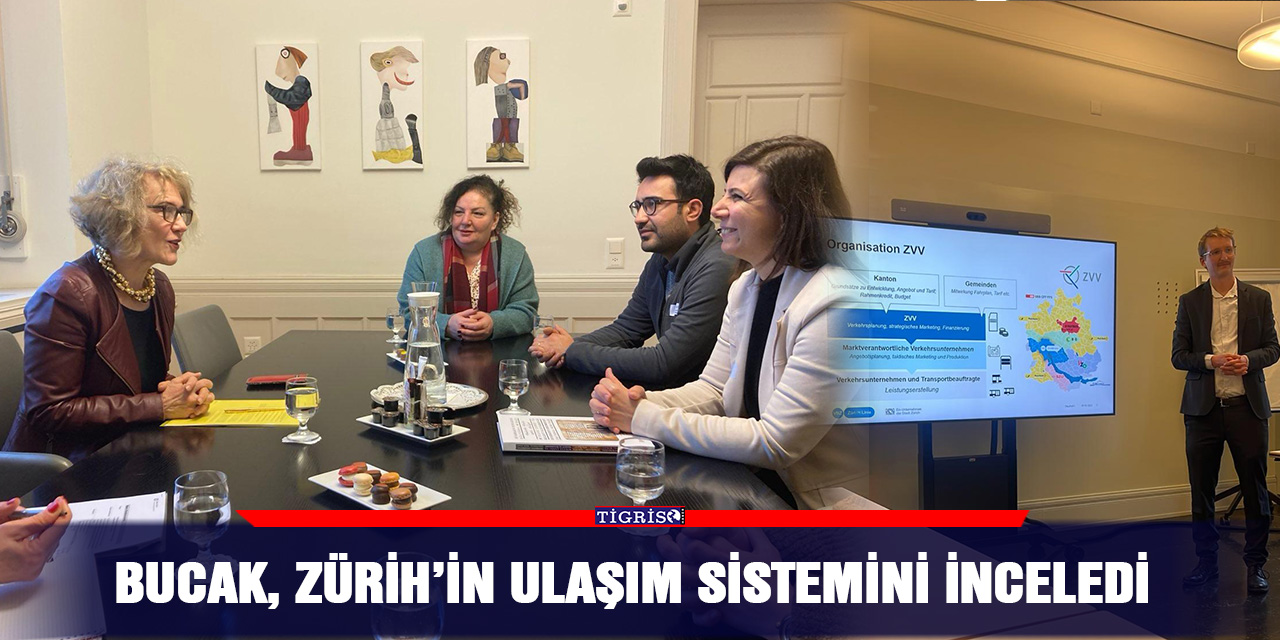 Bucak, Zürih’in ulaşım sistemini inceledi