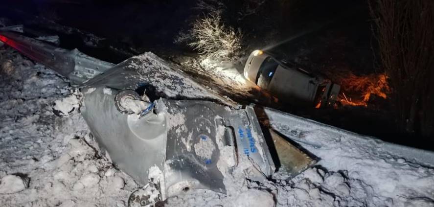 Otomobil şarampole uçtu: 1 ölü, 1 yaralı