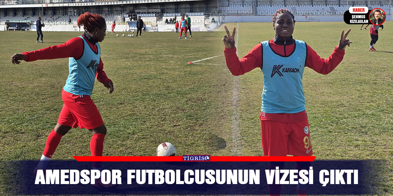 Amedspor futbolcusunun vizesi çıktı