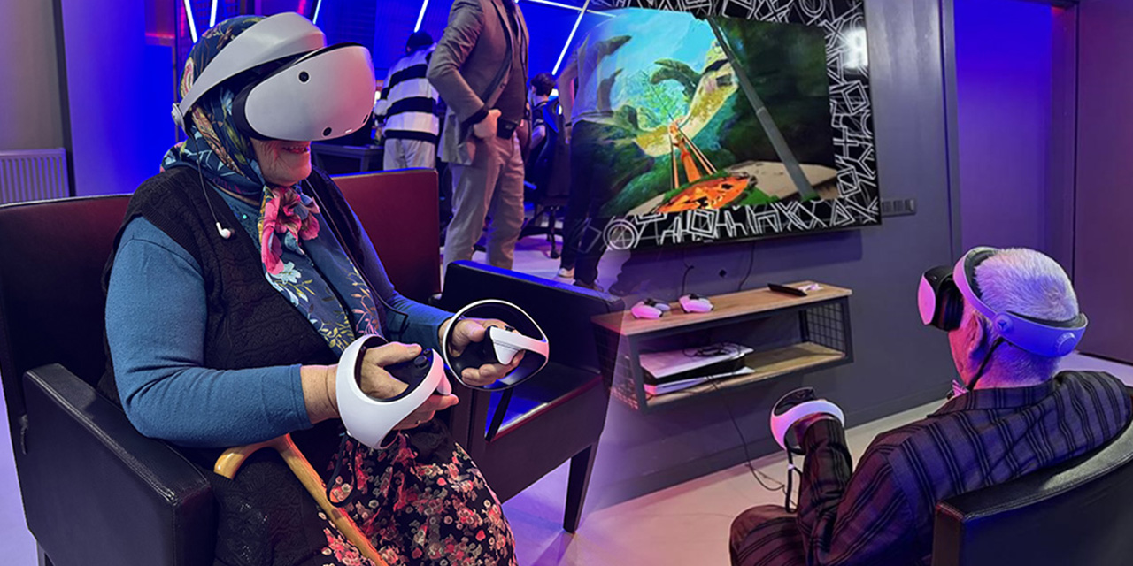 Huzurevi sakinlerini dijital dünyayla tanıştırdılar