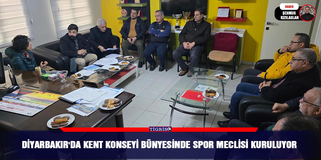 Diyarbakır'da Kent Konseyi Bünyesinde Spor Meclisi Kuruluyor