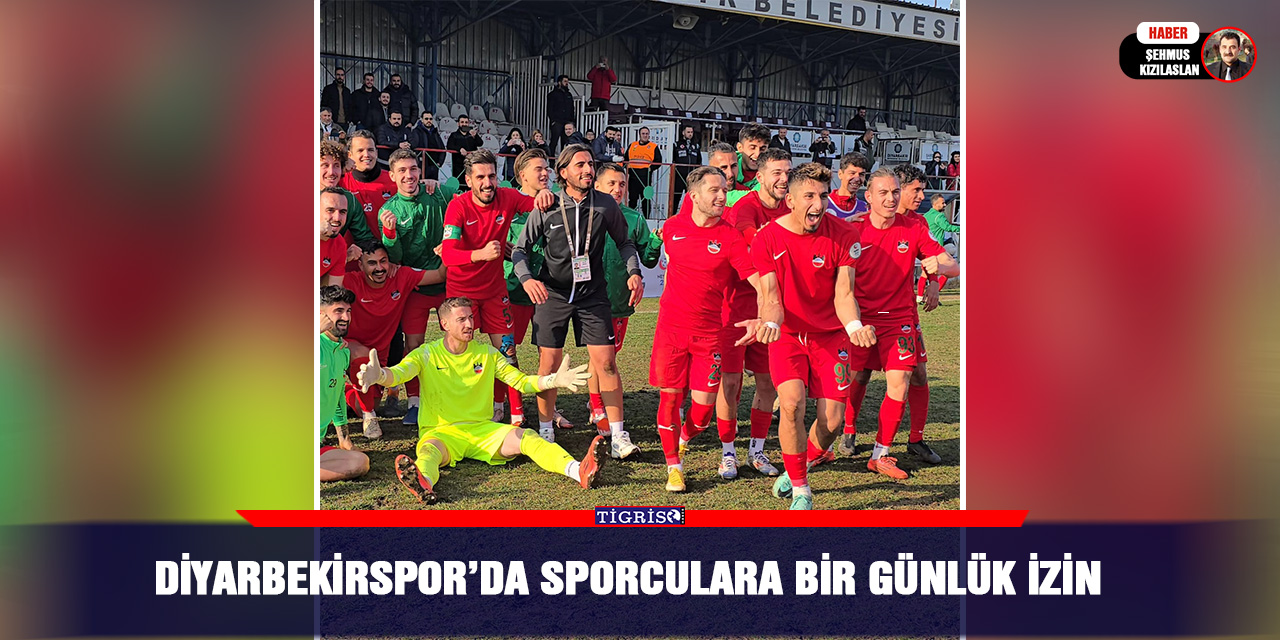 Diyarbekirspor’da Sporculara Bir Günlük İzin