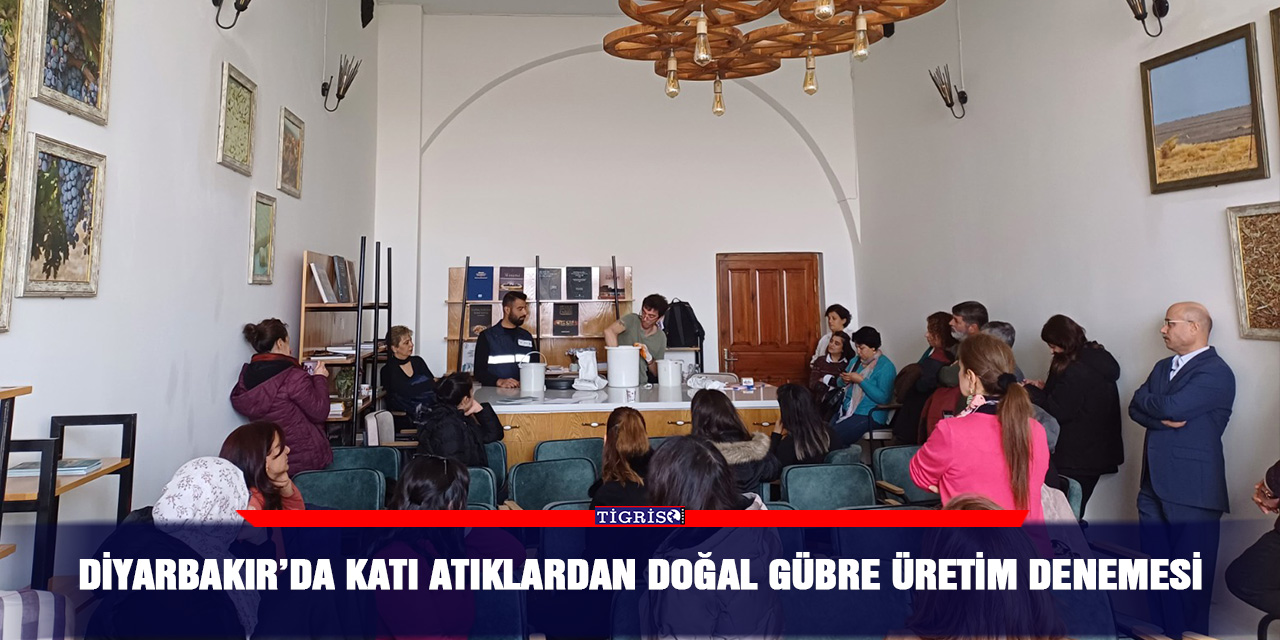 Diyarbakır’da Katı Atıklardan Doğal Gübre Üretim denemesi