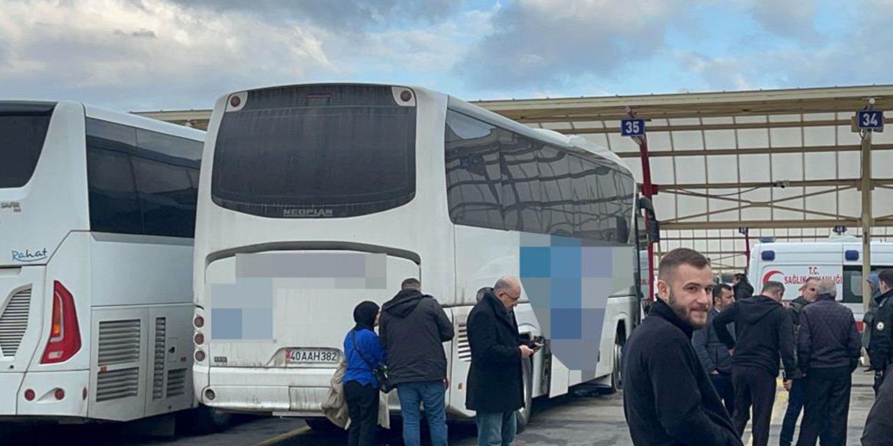 Otobüste uyuyor sandılar, mola verince öldüğü anlaşıldı