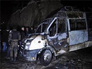 Ilısu Barajı'nda çalışan 1 araç yakıldı