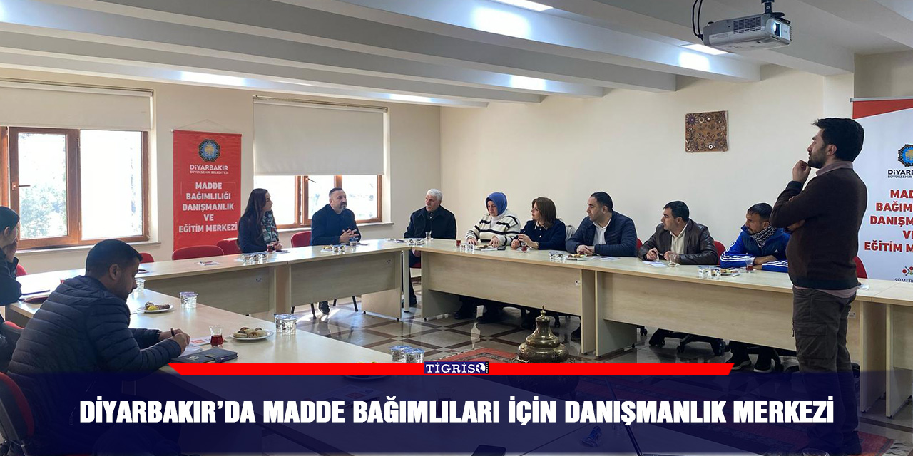 Diyarbakır’da madde bağımlıları için danışmanlık merkezi