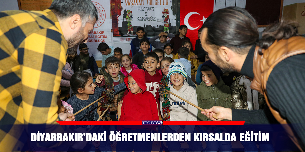Diyarbakır’daki öğretmenlerden kırsalda eğitim