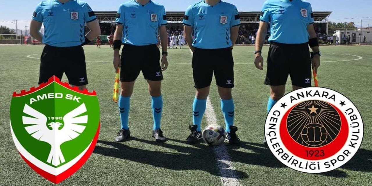 Amedspor-Gençlerbirliği: İlk 11'ler belli oldu