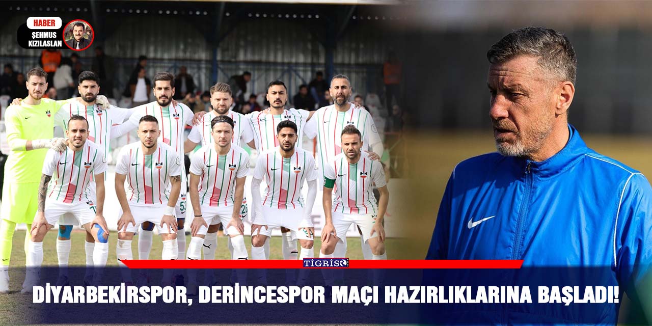 Diyarbekirspor, Derincespor Maçı Hazırlıklarına Başladı!