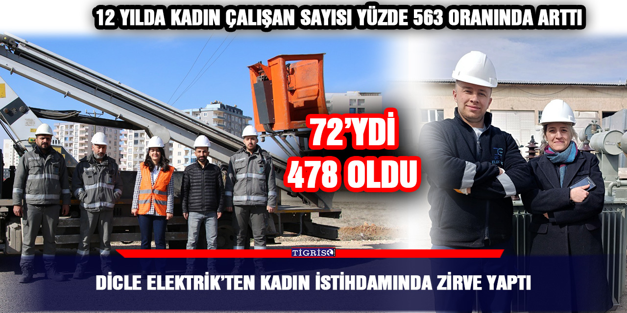 Dicle Elektrik’ten Kadın İstihdamında zirve yaptı