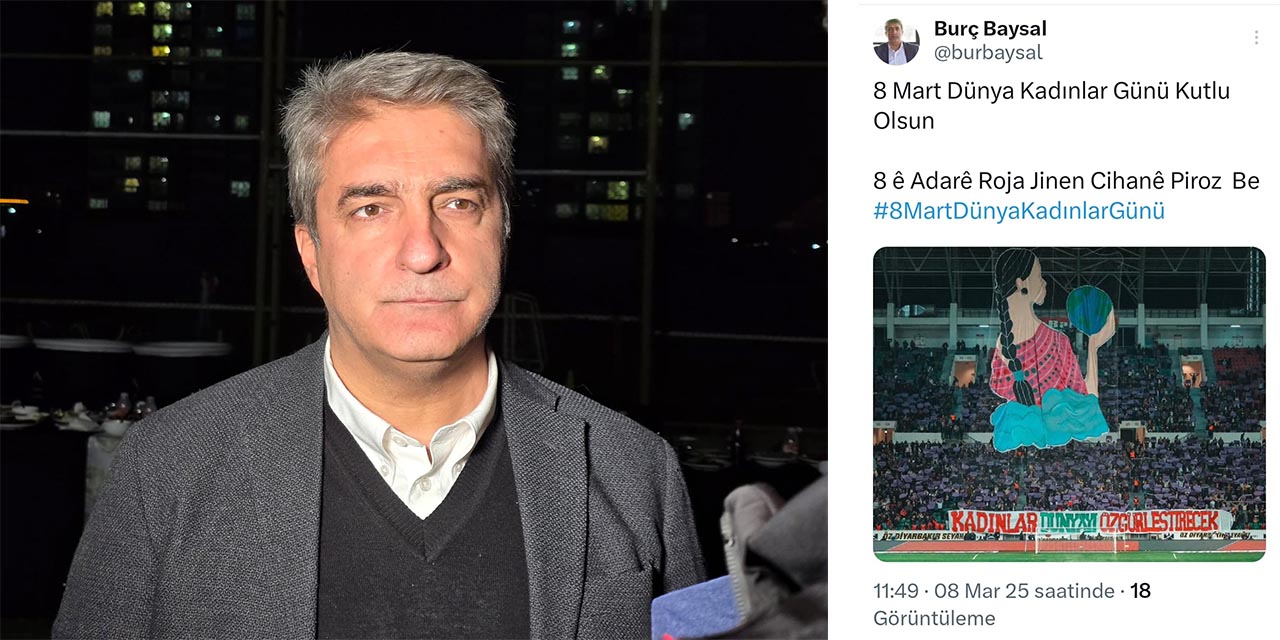 Amedspor Kulüp Başkanı Burç Baysal’dan 8 Mart Dünya Kadınlar Günü Mesajı
