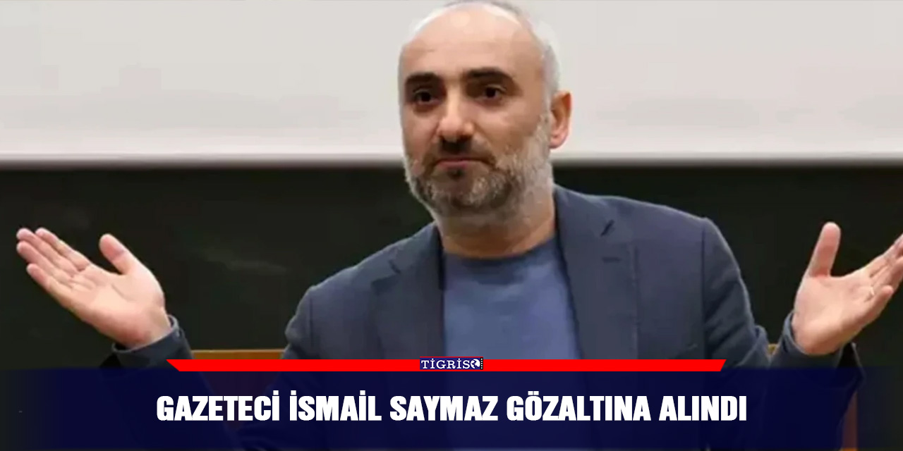 Gazeteci İsmail Saymaz gözaltına alındı