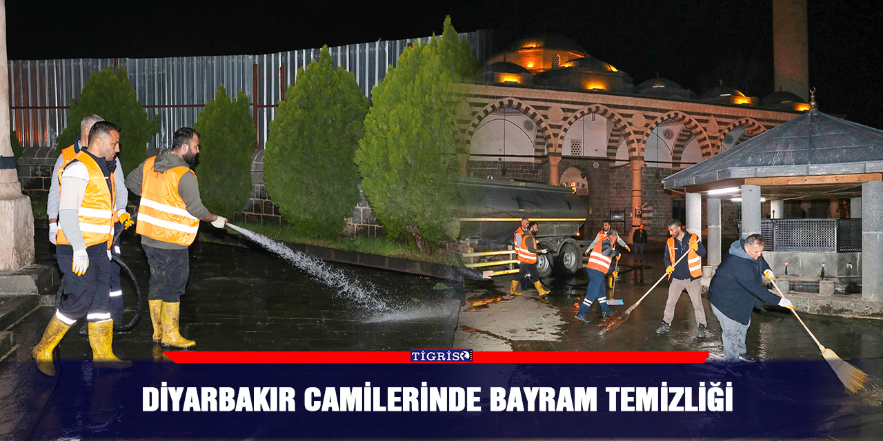 Diyarbakır camilerinde bayram temizliği