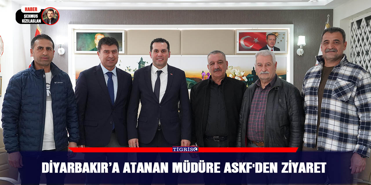 Diyarbakır’a atanan müdüre ASKF'den ziyaret