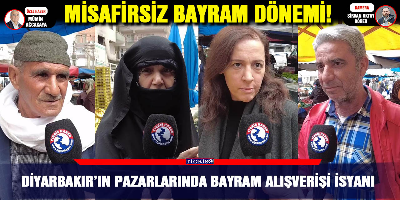 VİDEO - Diyarbakır’ın pazarlarında Bayram alışverişi isyanı