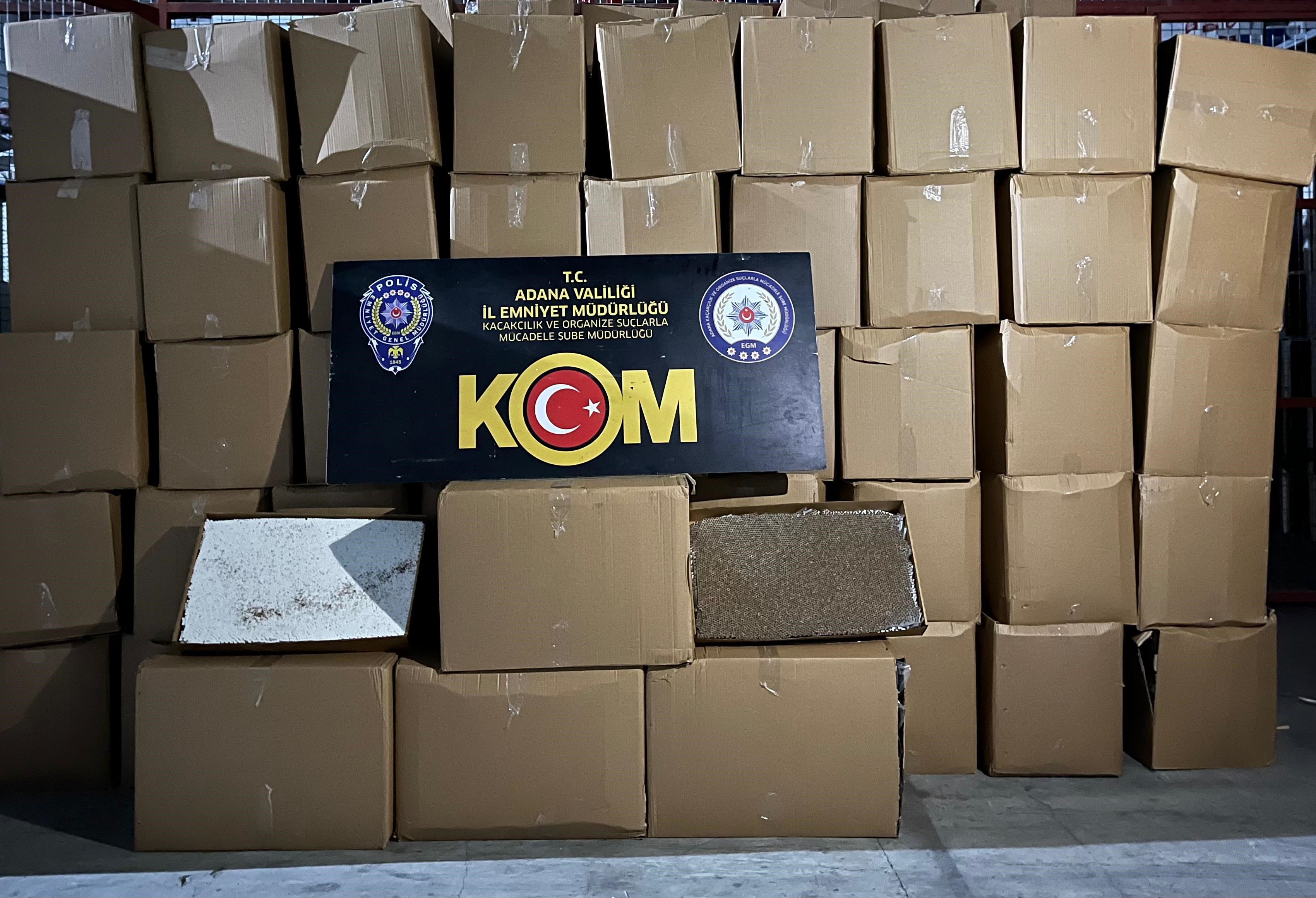 14 milyon TL değerinde kaçak sigara ele geçirildi!