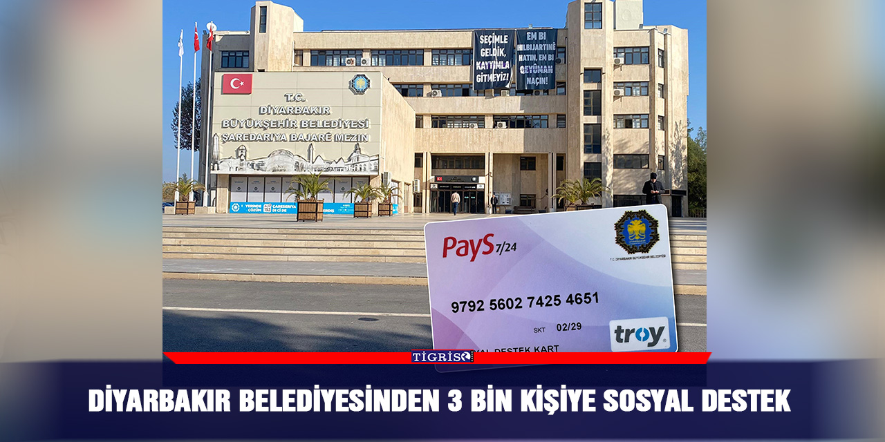 Diyarbakır Belediyesinden 3 bin kişiye sosyal destek