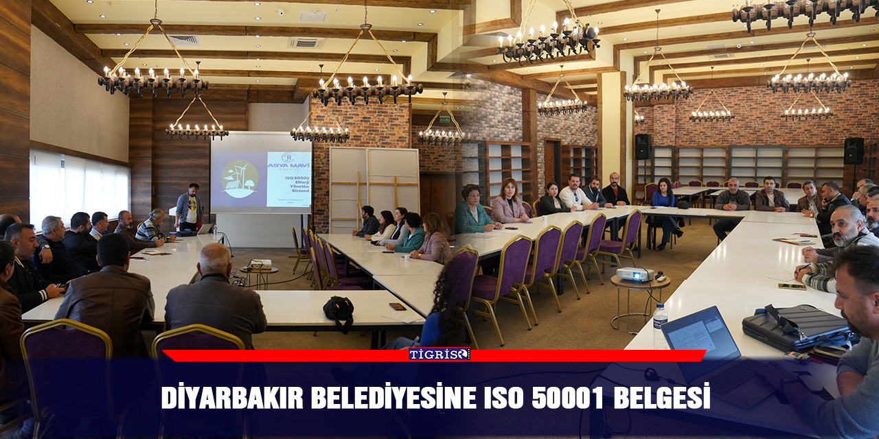 Diyarbakır Belediyesine ISO 50001 belgesi