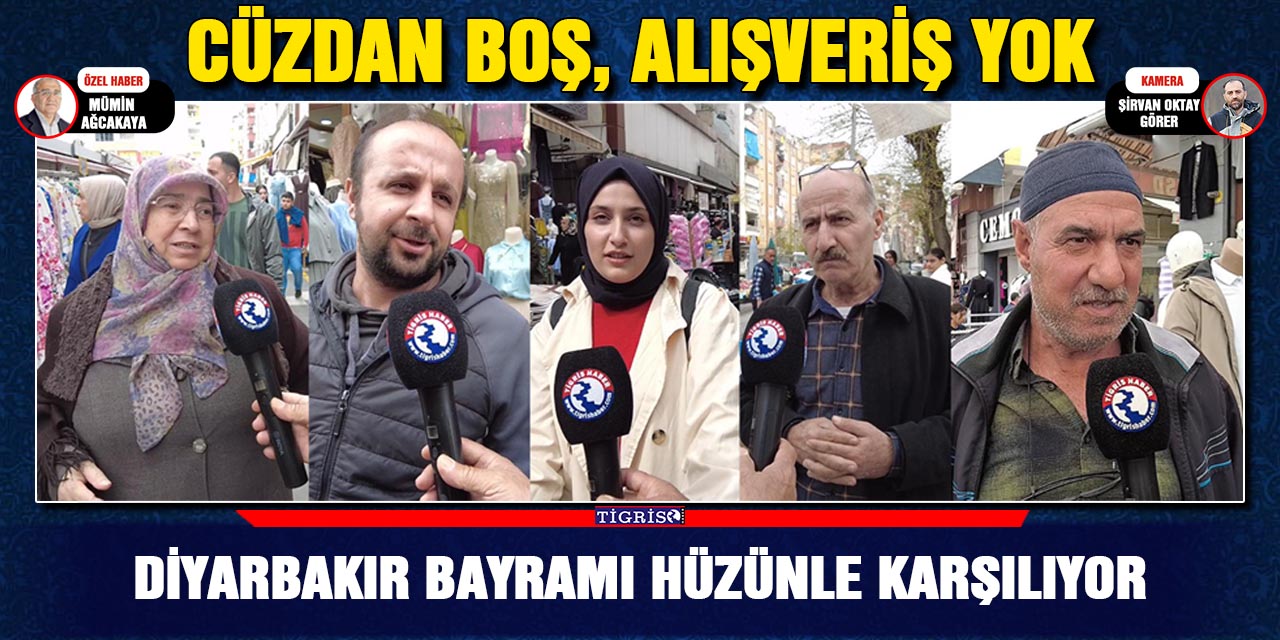 VİDEO - Diyarbakır bayramı hüzünle karşılıyor