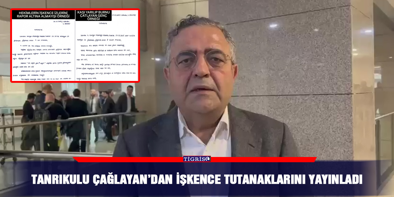 VİDEO - Tanrıkulu Çağlayan’dan işkence tutanaklarını yayınladı