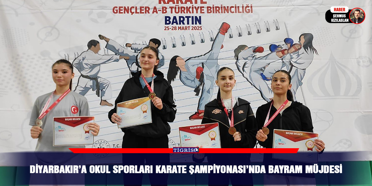 Diyarbakır’a Okul Sporları Karate Şampiyonası’nda Bayram Müjdesi