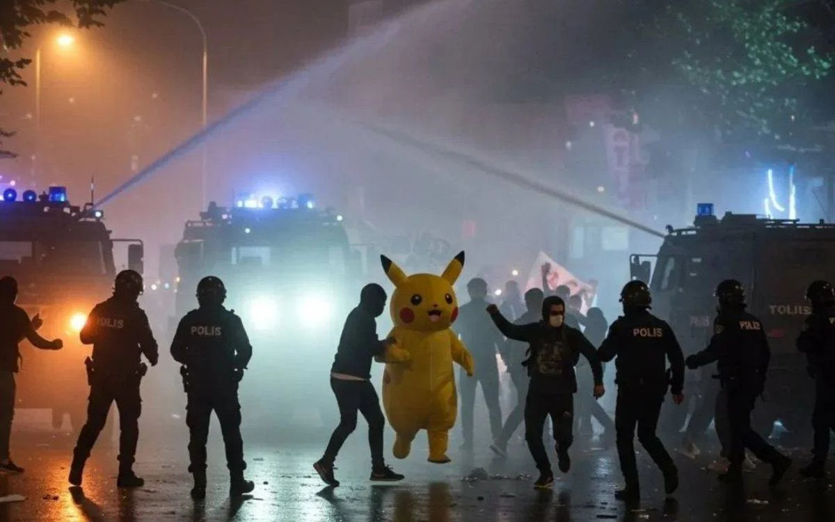 VİDEO - Pikachu kostümüyle İmamoğlu eylemlerine katılan yurttaş konuştu