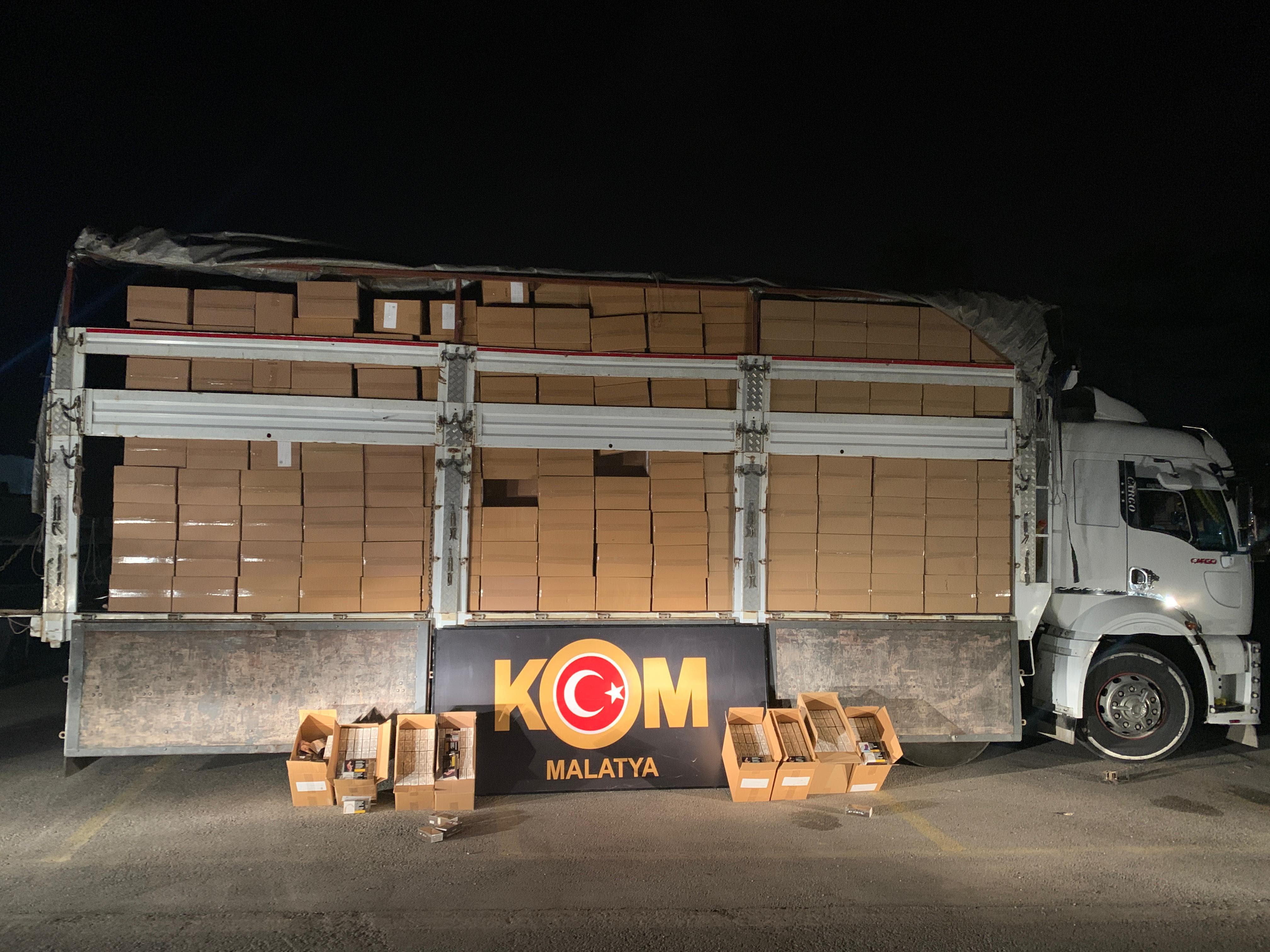 7 milyon 250 bin adet makaron ele geçirildi