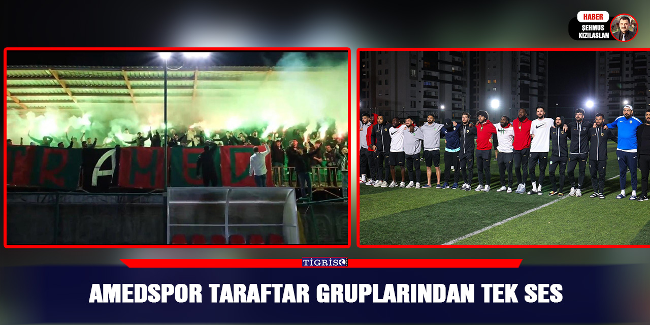 VİDEO - Amedspor taraftar gruplarından tek ses