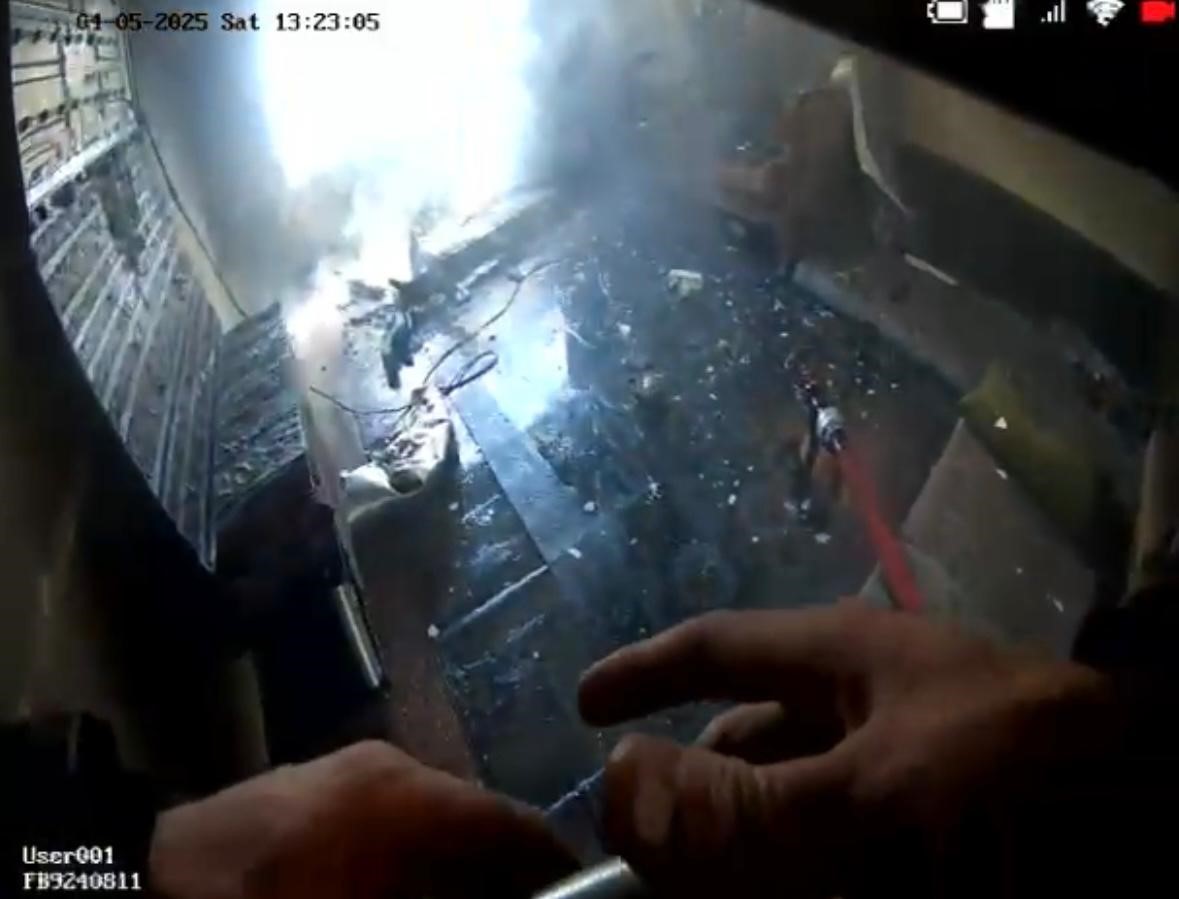 Mersin’de ev yangını