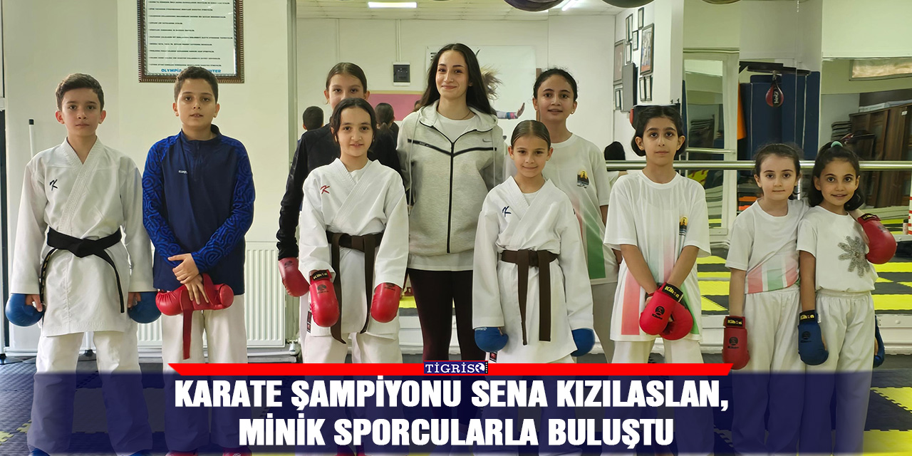 VİDEO - Karate Şampiyonu Sena Kızılaslan, minik sporcularla buluştu